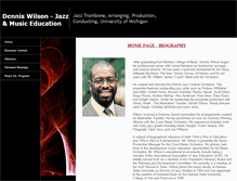 Tablet Screenshot of denniswilson.org